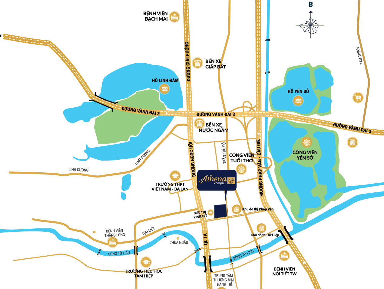 Chung cư Athena Complex Pháp Vân