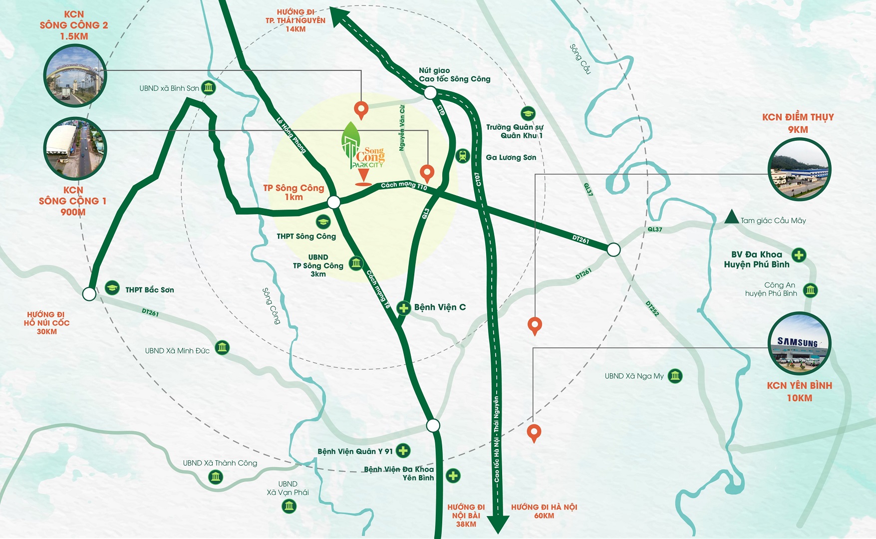 Sông Công Park City